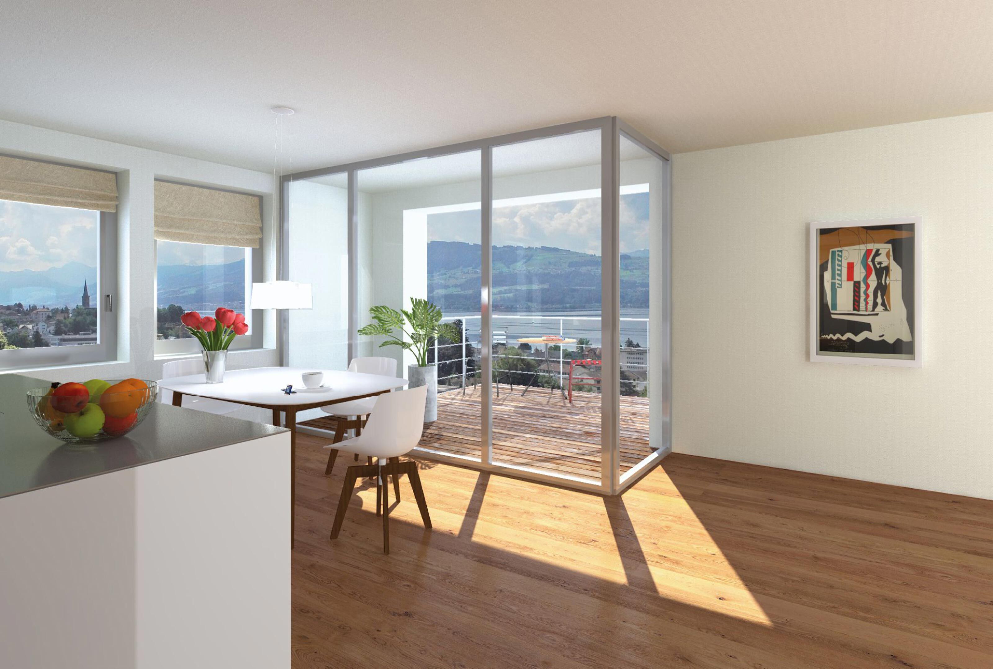 Wohnung im OG mit Blick auf den Zürichsee